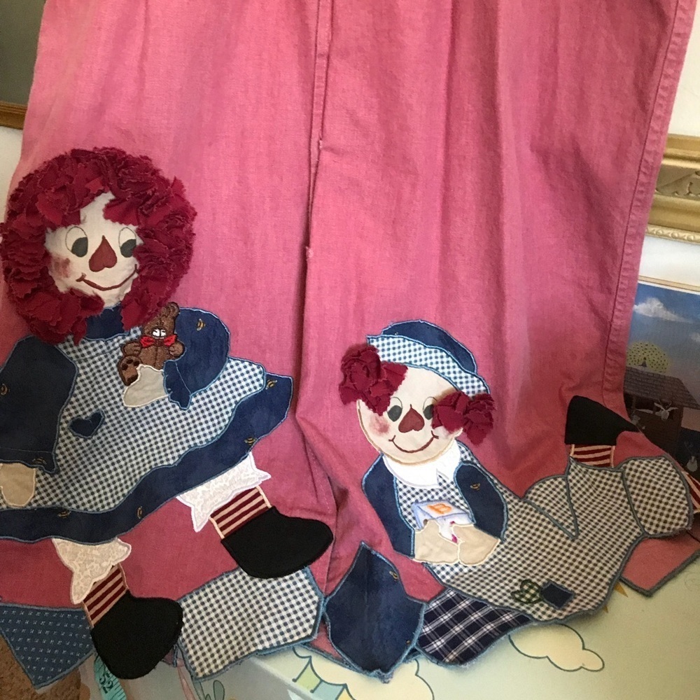 Rare Vintage 1970’s Handmade Raggedy Ann Dress Halloween Costume - Picture 7 of 14